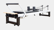 Align Pilates A8-Pro, front angle view of the foot bar and standing platform