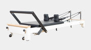 Align Pilates C8-S Pro, front angle view of the foot bar and carriage