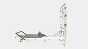 Align Pilates C8-S with Half Cadillac, side view on a light grey background