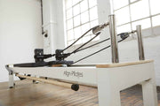 Align Pilates C8-S Pro, close view of the rope risers and pulleys