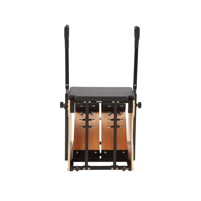 Align Pilates Combo Chair III, back view showing the spring trees