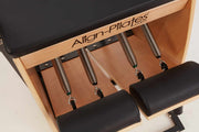 Align Pilates Combo Chair III, close up of springs and split pedals