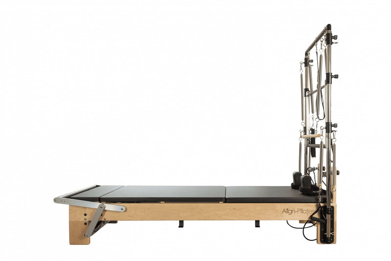 Align Pilates M8-Pro with Half Cadillac, side view on a white background