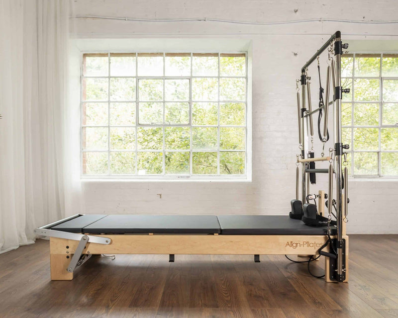 Align Pilates M8-Pro with Half Cadillac, side view in a studio