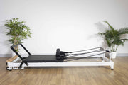 Align Pilates R8-Pro Reformer, white frame in a bright room