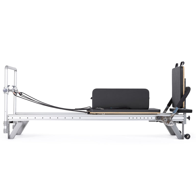 Mentor Reformer with the jump board raised, black