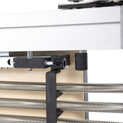 Mentor footbar pivot and springs under the frame