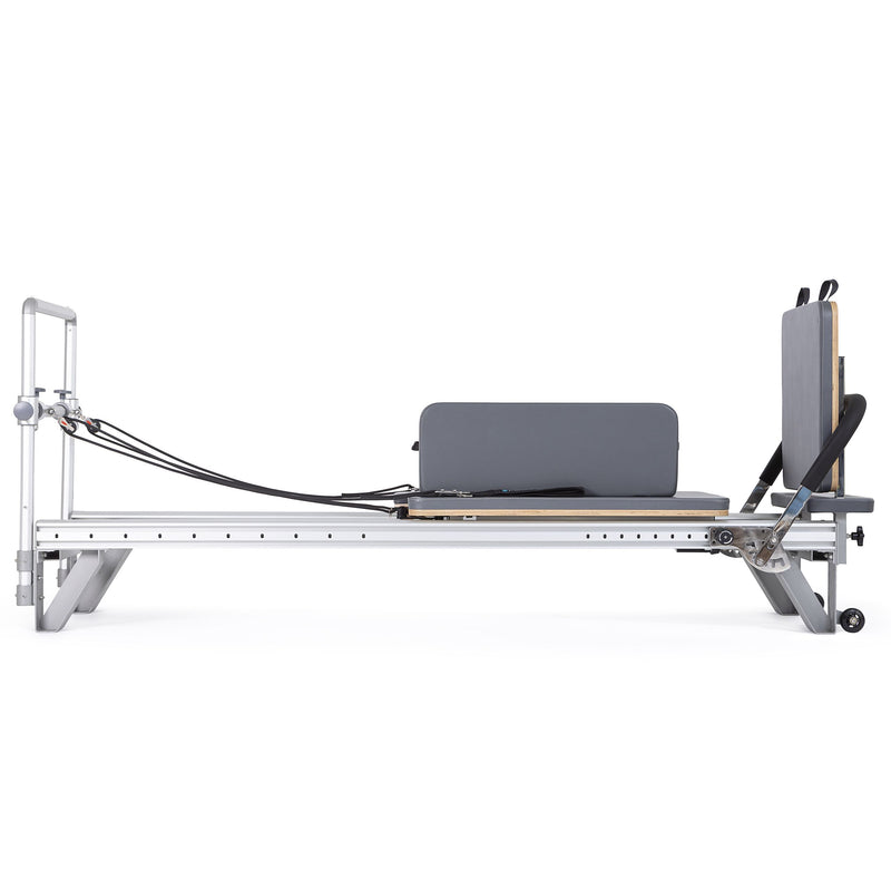 Mentor Reformer with the jump board raised, grey