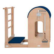 BASI Systems Ladder Barrel upholstered in Dark Navy, the whole apparatus shown against a plain background