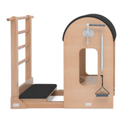 BASI Systems Ladder Barrel upholstered in Moonless Night Black, the whole apparatus shown against a plain background