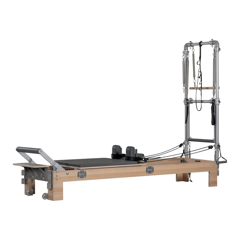 BASI Systems Reformer with Tower photographed at a three quarter angle against a plain background