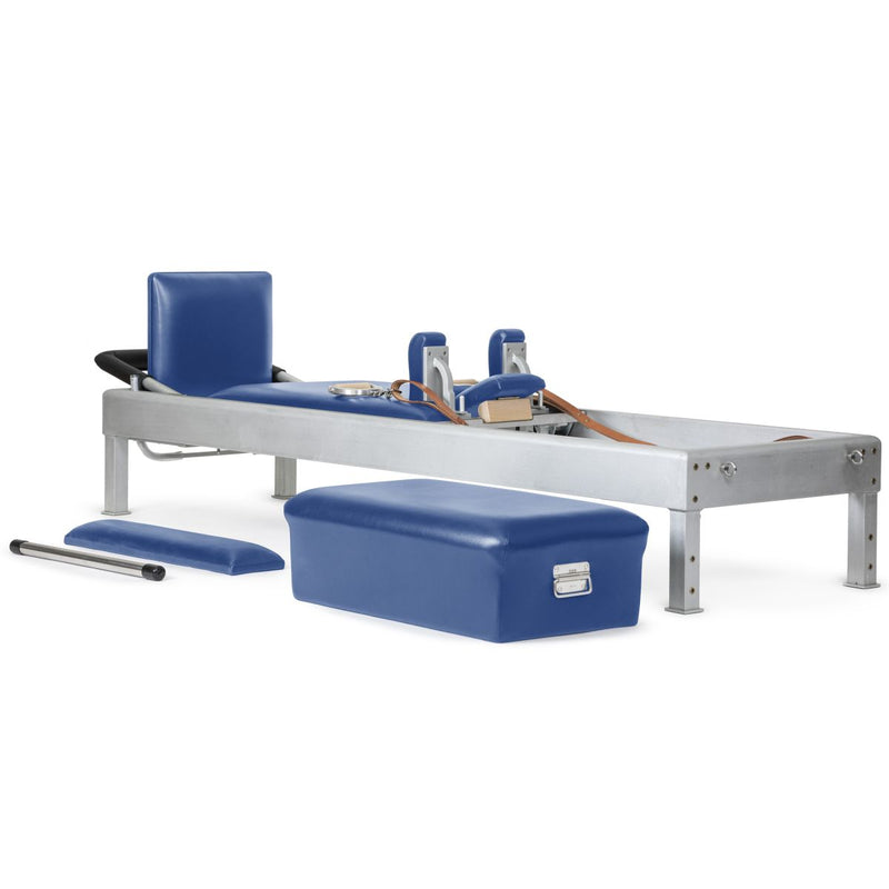 Elina Pilates Classic Aluminium Reformer 86" in blue