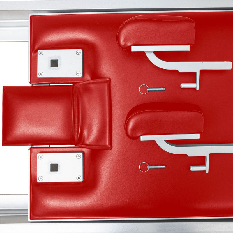 Elina Pilates Classic Aluminium Reformer 86" in red