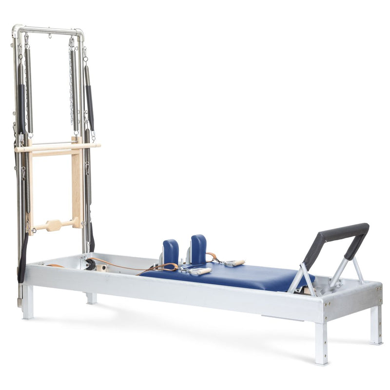 Elina Pilates Classic Aluminium Reformer 86" with Tower in blue