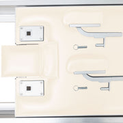 Elina Pilates Classic Aluminium Reformer 86" with Tower in ivory