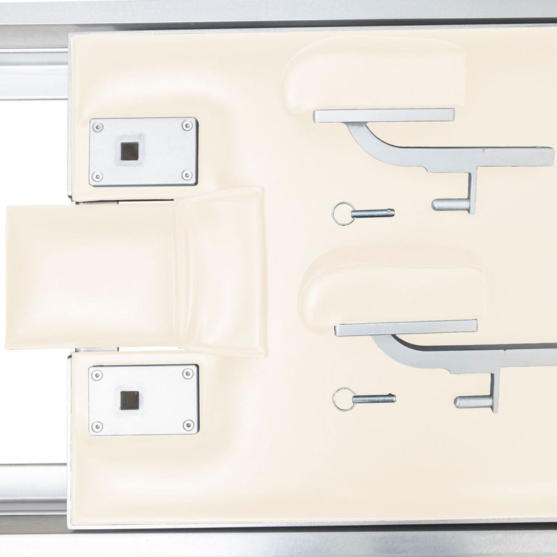 Elina Pilates Classic Aluminium Reformer 86" with Tower in ivory