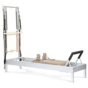 Elina Pilates Classic Aluminium Reformer 86" with Tower in light mocha