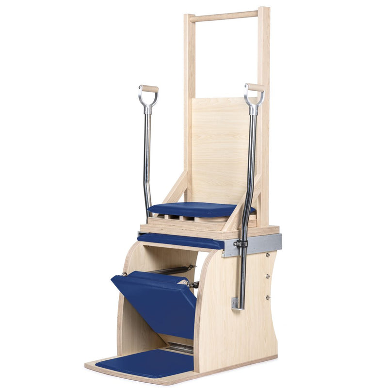 Elina Pilates Classic Combo Chair with Back in blue