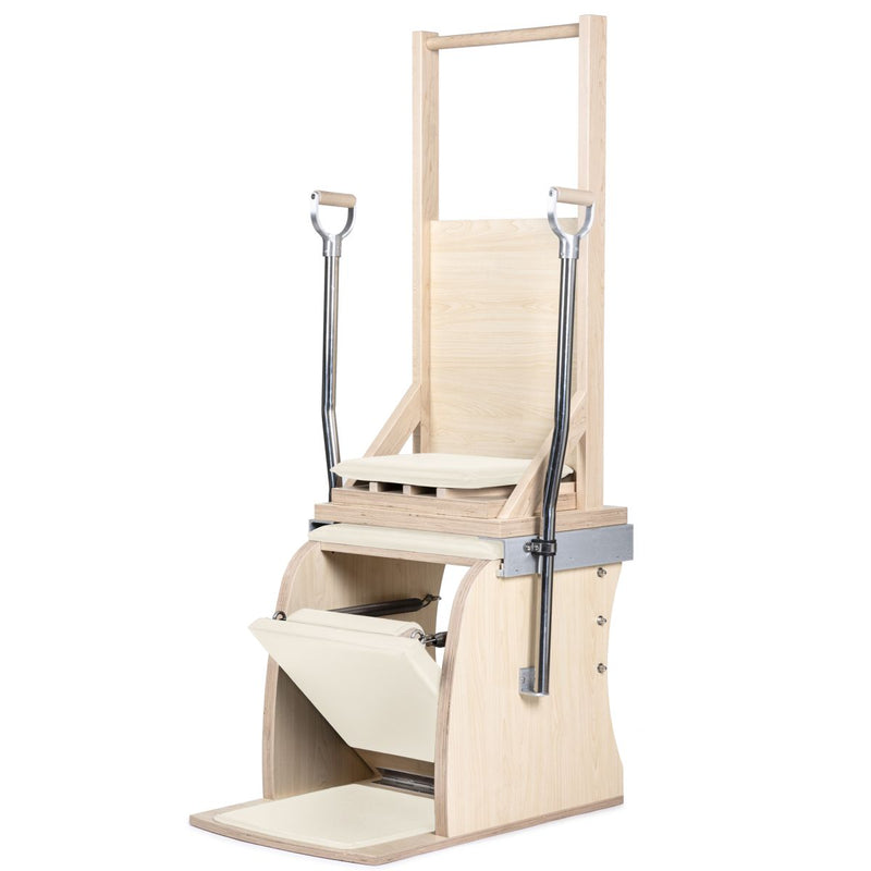 Elina Pilates Classic Combo Chair with Back in ivory
