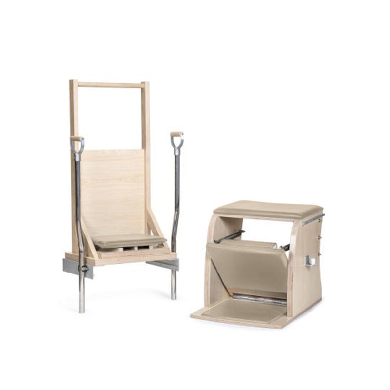 Elina Pilates Classic Combo Chair with Back in light mocha