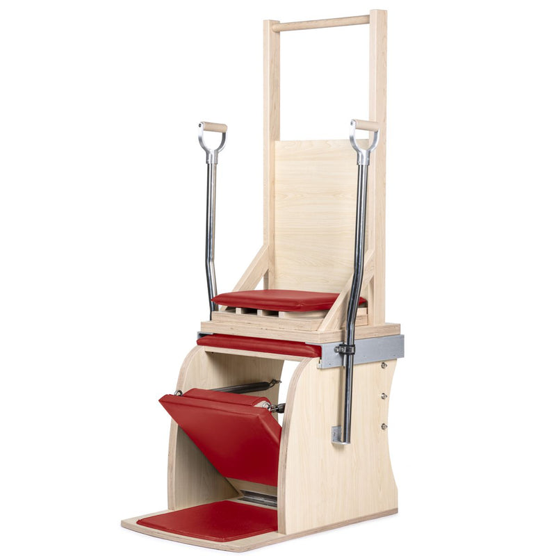 Elina Pilates Classic Combo Chair with Back in red