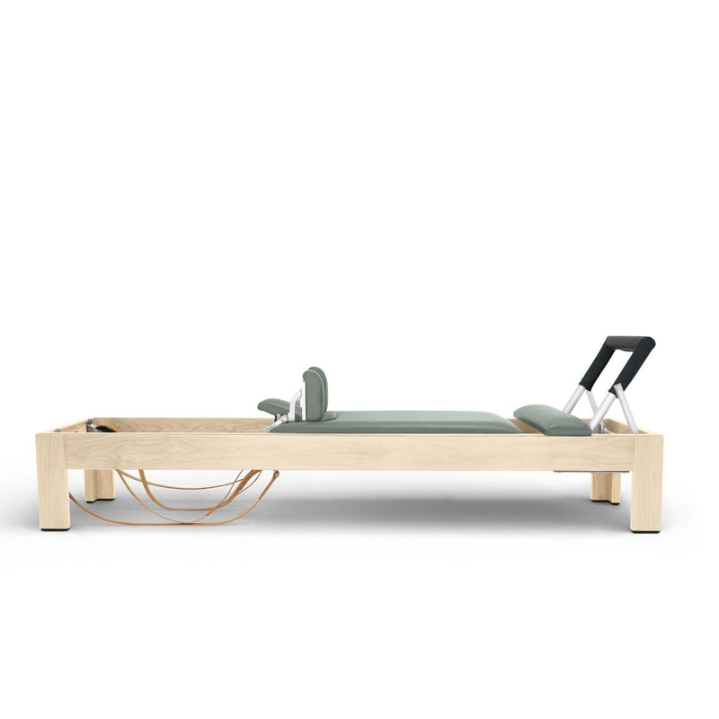 Elina Pilates Classic Natural Wood Reformer in eucalyptus