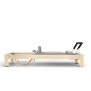 Elina Pilates Classic Natural Wood Reformer in iceberg