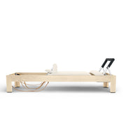 Elina Pilates Classic Natural Wood Reformer in ivory