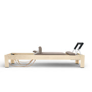Elina Pilates Classic Natural Wood Reformer in mocha