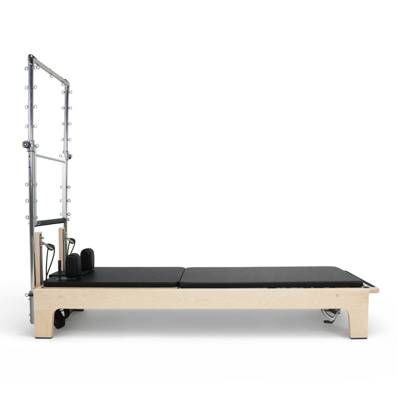 Elina Pilates Club Reformer with Tower in black