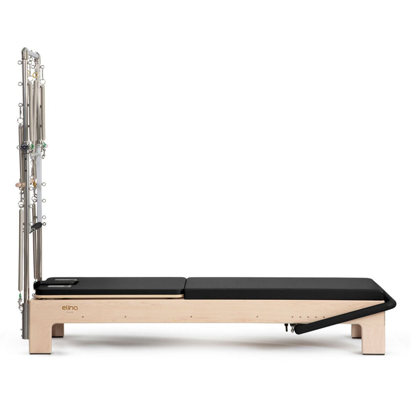Elina Pilates Elite Advanced Reformer with Tower in black