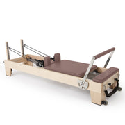 Elina Pilates Elite Wood Reformer Bundle in aged rose