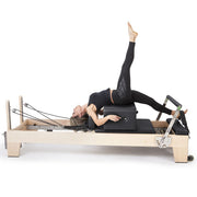Elina Pilates Elite Wood Reformer Bundle in black