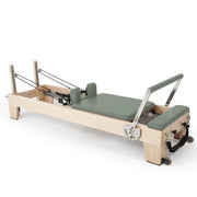 Elina Pilates Elite Wood Reformer Bundle in eucalyptus