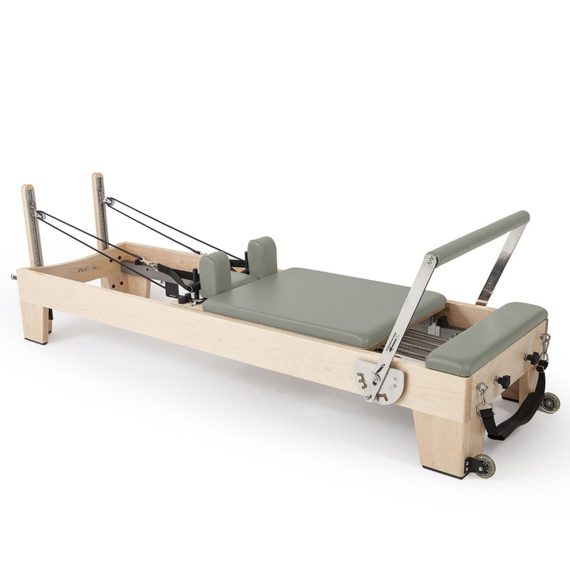 Elina Pilates Elite Wood Reformer Bundle in iceberg