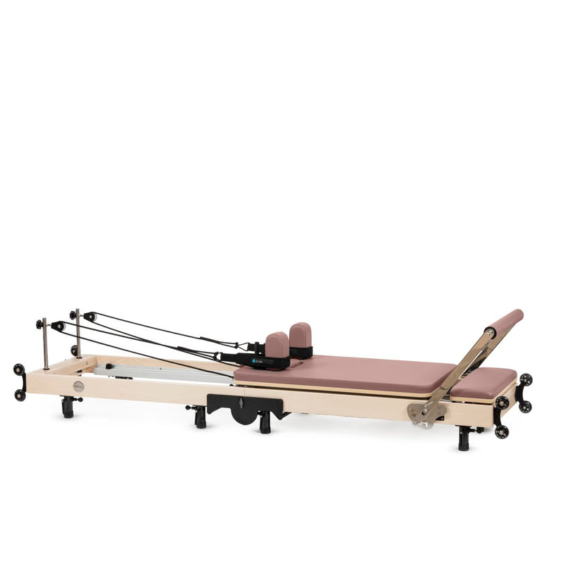Elina Pilates Fold Reformer in aged rose