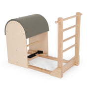 Elina Pilates Ladder Barrel (Wooden Base) in black