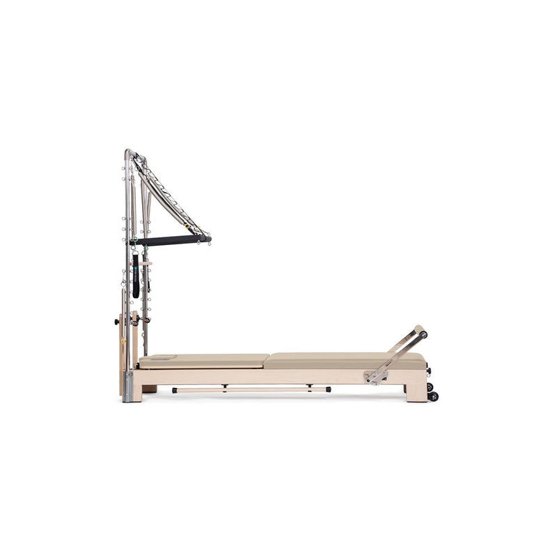 Elina Pilates Lignum Reformer with Tower in light mocha