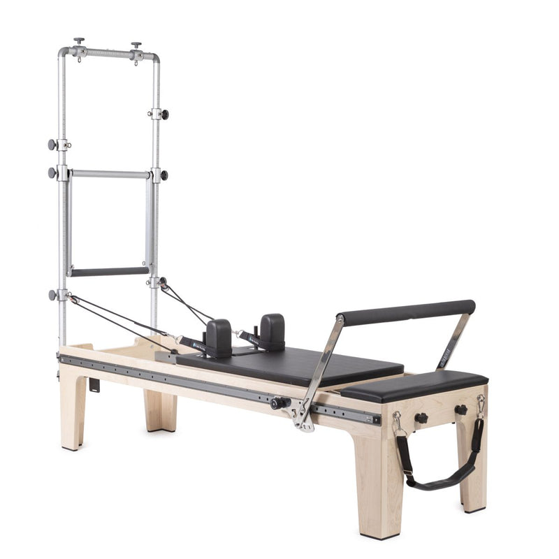 Elina Pilates Master Instructor Physio Reformer with Tower in black