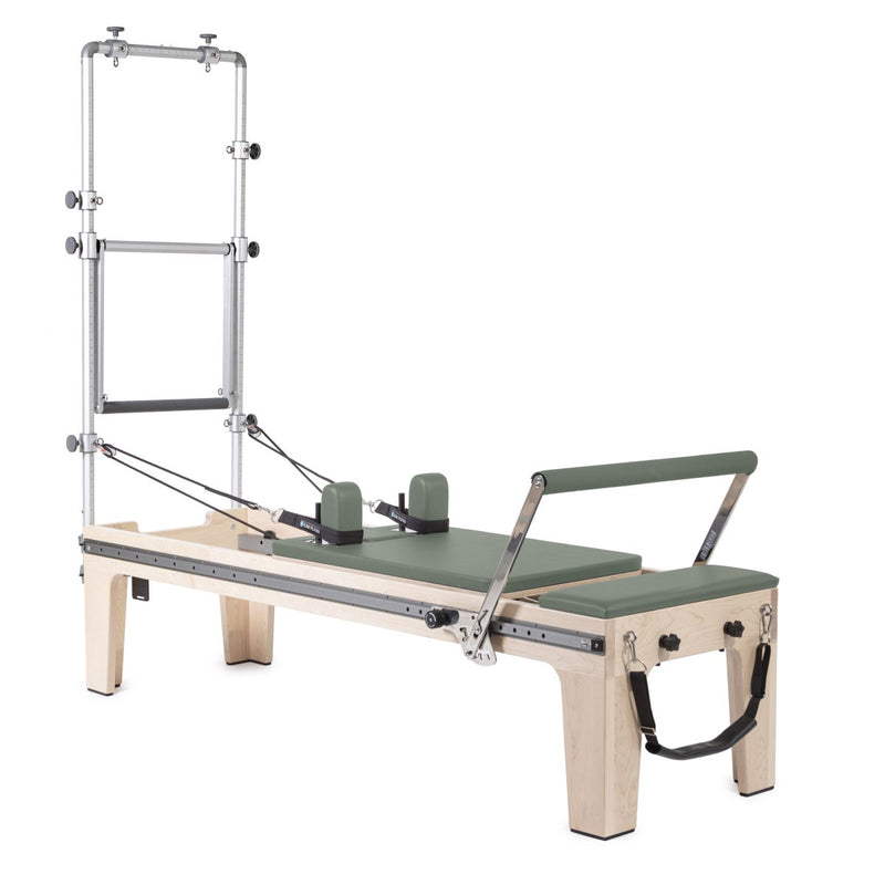 Elina Pilates Master Instructor Physio Reformer with Tower in eucalyptus