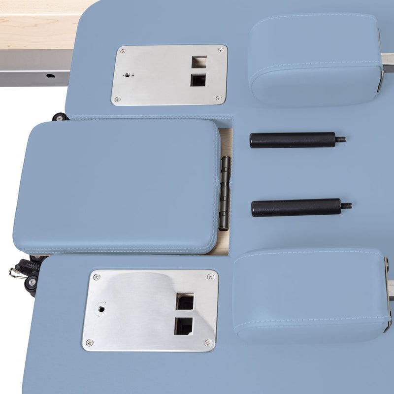 Elina Pilates Master Instructor Physio Reformer with Tower in ocean blue