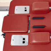 Elina Pilates Master Instructor Physio Reformer with Tower in red