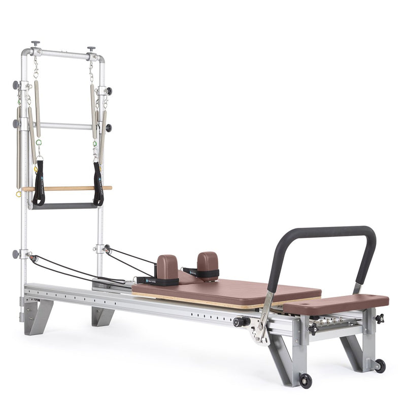 Elina Pilates Mentor Reformer with Tower in aged rose