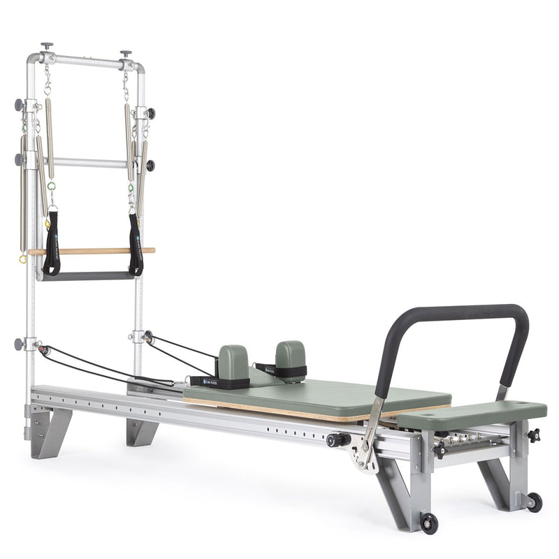 Elina Pilates Mentor Reformer with Tower in eucalyptus