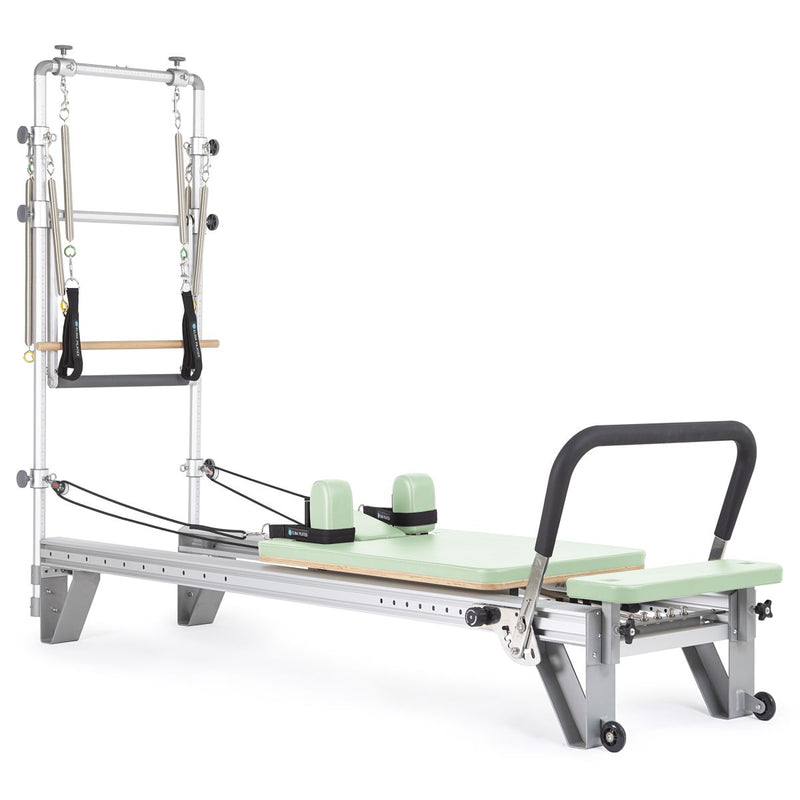 Elina Pilates Mentor Reformer with Tower in green