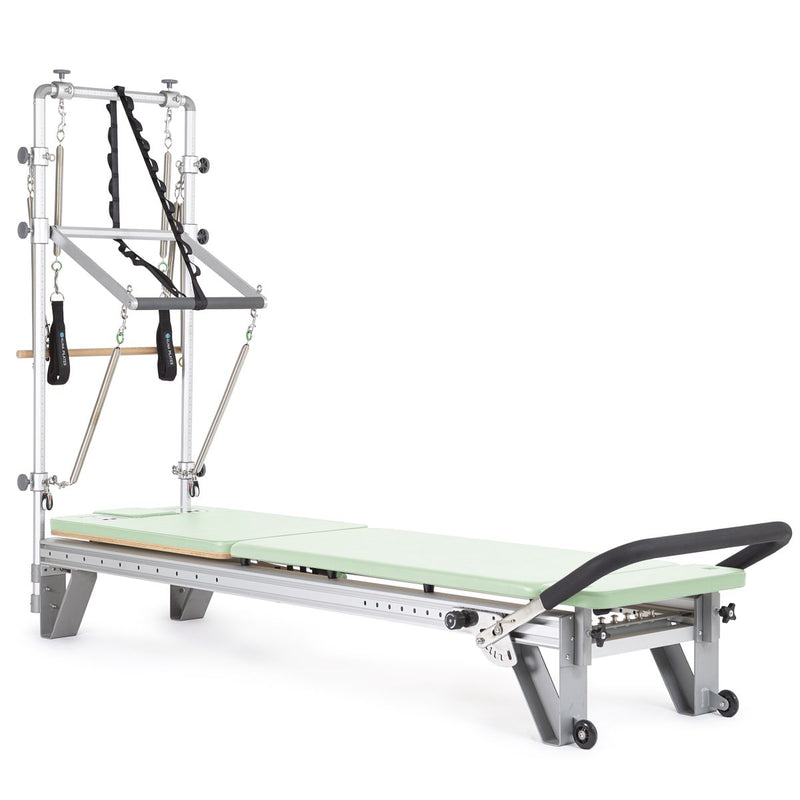 Elina Pilates Mentor Reformer with Tower in green