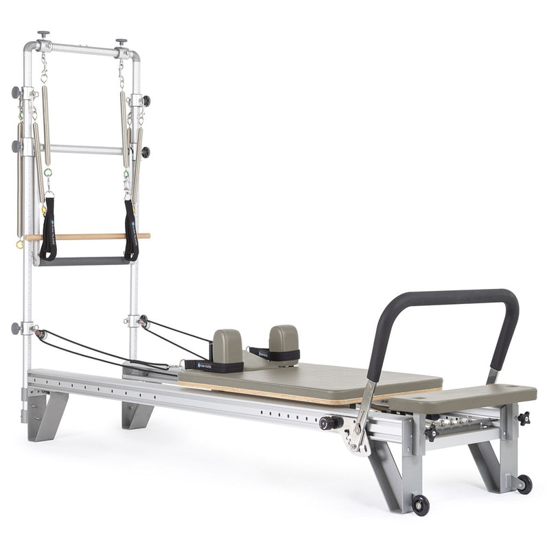 Elina Pilates Mentor Reformer with Tower in mocha
