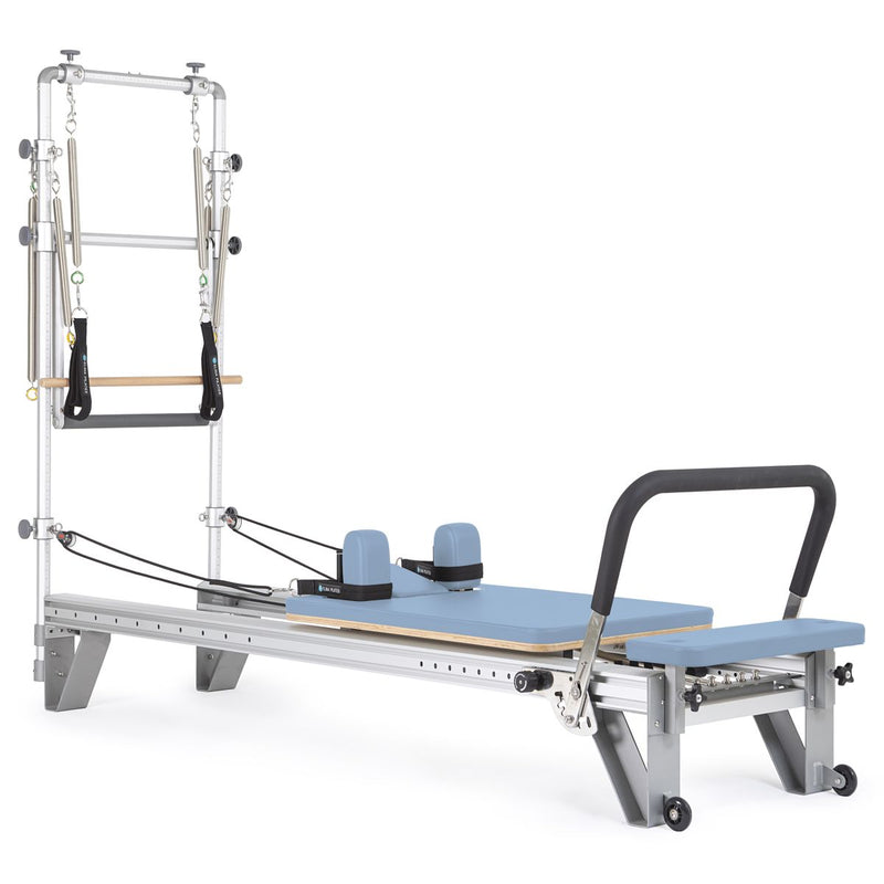 Elina Pilates Mentor Reformer with Tower in ocean blue