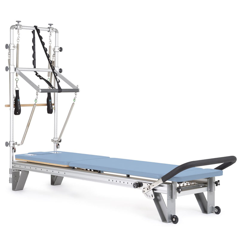 Elina Pilates Mentor Reformer with Tower in ocean blue