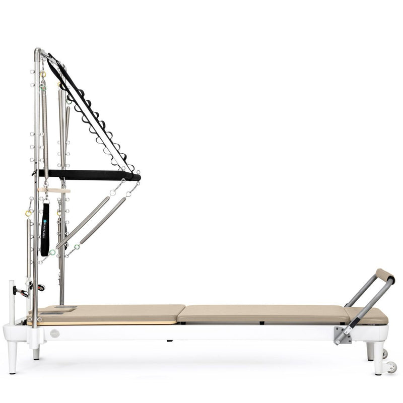 Elina Pilates Nubium Reformer with Tower in light mocha